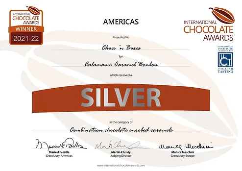 caramel calamansi award