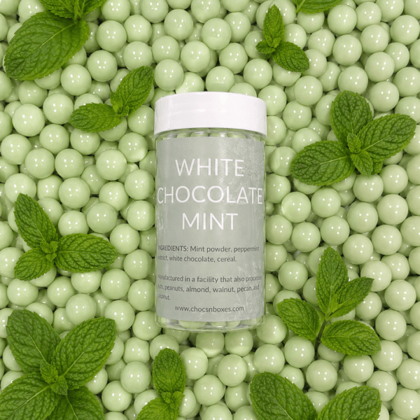 White Chocolate Mint Dragees